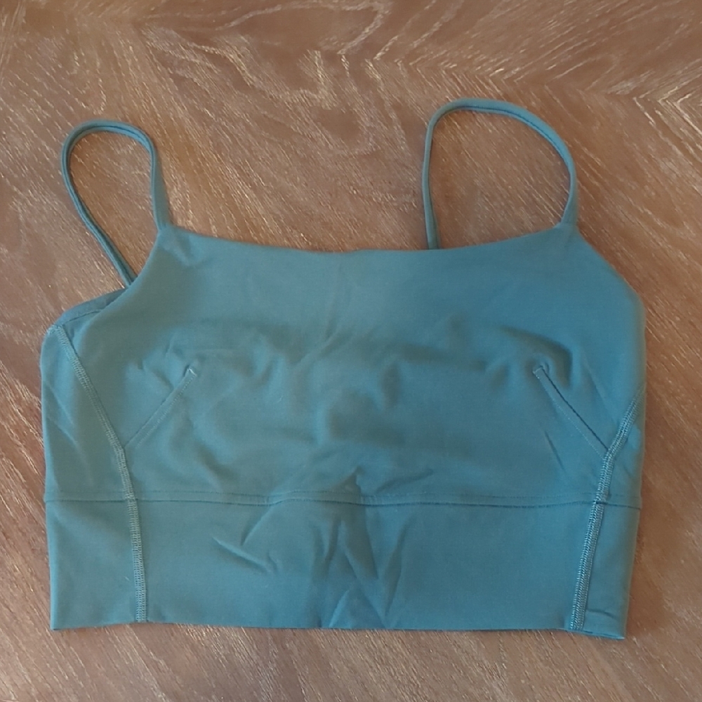 Lululemon Wunder Train Strappy Tank Top Forest Green